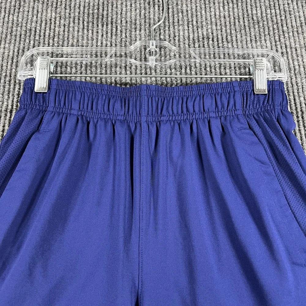 Under Armour Shorts Mens Small Purple Drawstring Athletic Pockets Gym